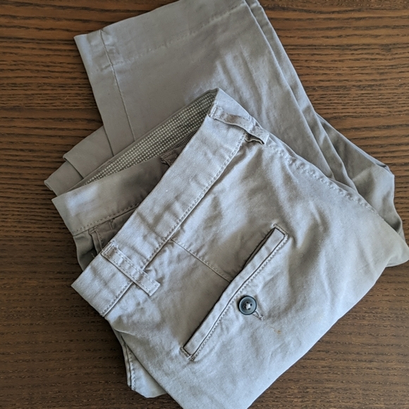 Mens grey chino slacks - Picture 1 of 2